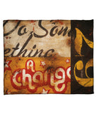 "For A Change" Fleece Throw