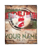 "A Game Of Hide And Seek" Fleece Throw