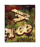 "No One's Prisoner" Fleece Throw