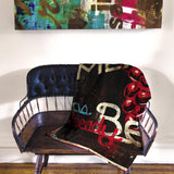 "The Preface" Fleece Throw