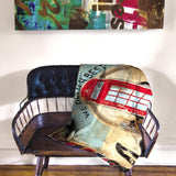"Self Taught" Fleece Throw