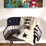 "The Only Way To Grow" Fleece Throw