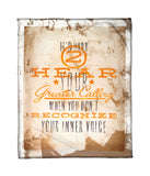 "Listen Closely" Fleece Throw