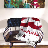 "Skillset Of An Elevated Mind: Commune" Fleece Throw