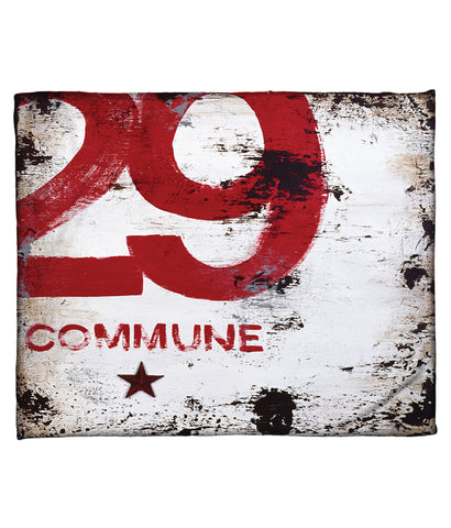 "Skillset Of An Elevated Mind: Commune" Fleece Throw