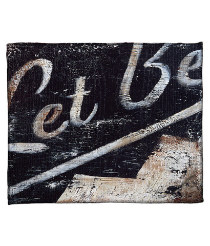"The Path To Self: Let Be" Fleece Throw