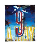 "9: Away" Fleece Throw