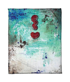 "Love Cloud: Get Excited" Fleece Throw
