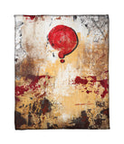 "Love Cloud: Why Not?" Fleece Throw